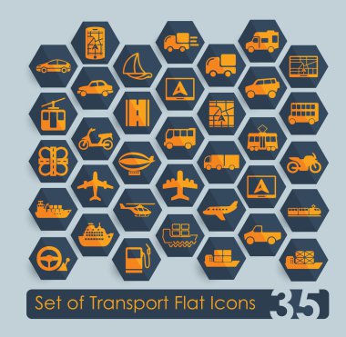 Taşıma simgeleri kümesi