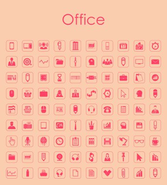 Office basit simgeler kümesi