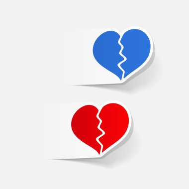 Kırık kalp simgeler