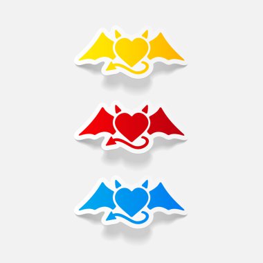 Kalp şeytan simgeler