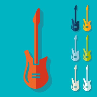 Düz tasarım: Elektro gitar