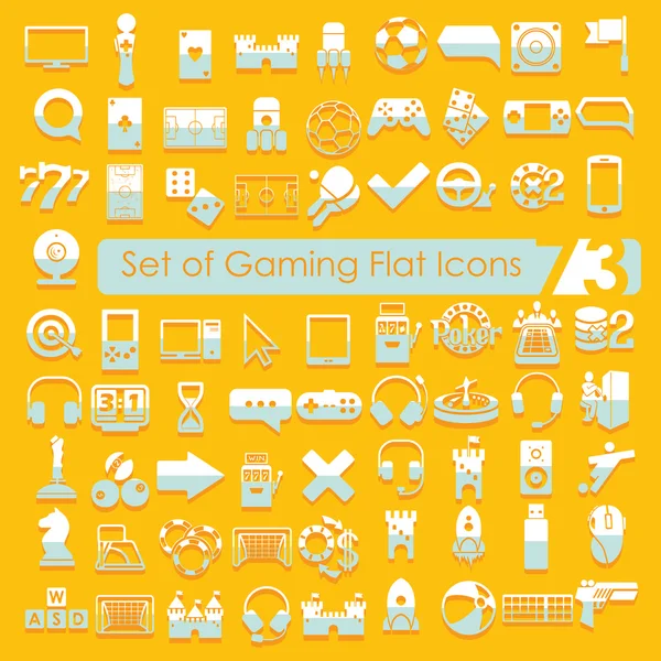 Conjunto de ícones do jogo — Vetor de Stock