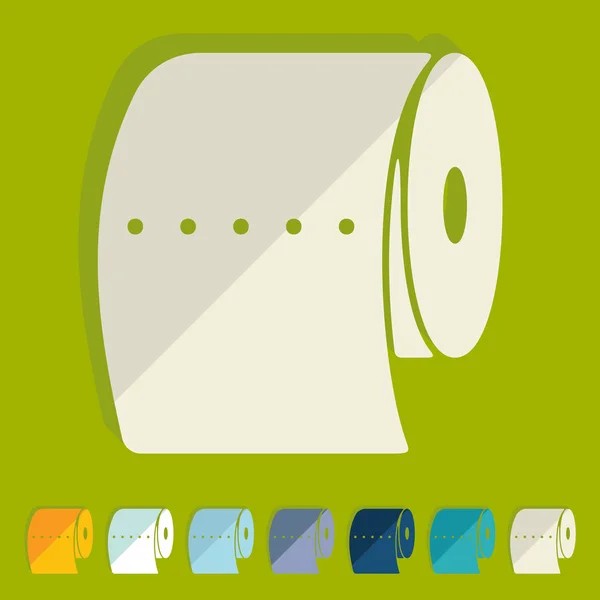 Platt design: toalettpapper — Stock vektor