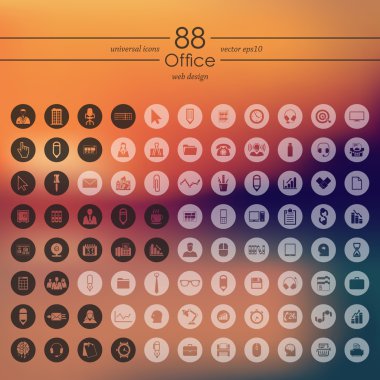 ofis simgeleri dizisi