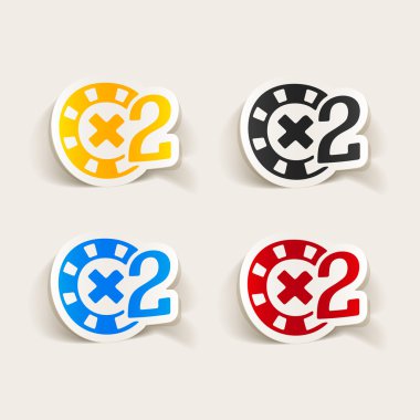 gerçekçi öğe: casino fişi