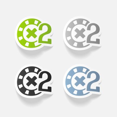 gerçekçi öğe: casino fişi