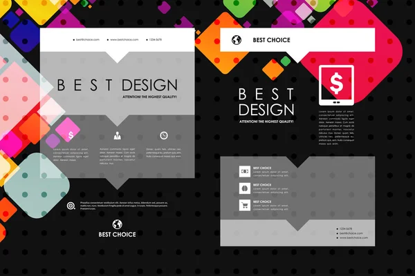 Set brochure, poster — Stockvector