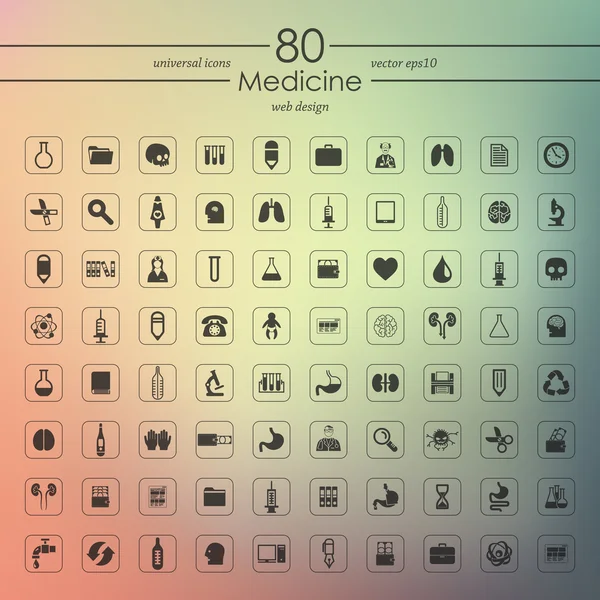 医療アイコン セット — ストックベクタ