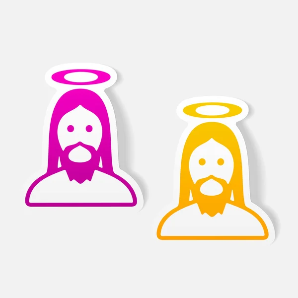 Elemento realista: Jesús — Vector de stock