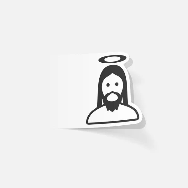 Elemento realista: Jesús — Archivo Imágenes Vectoriales