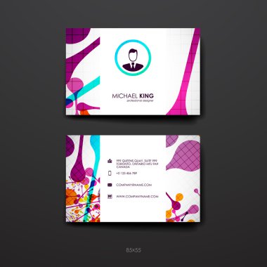 Broşür, poster tasarım kümesi