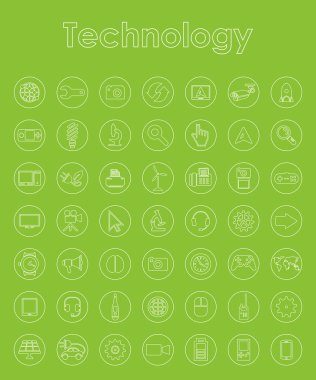 Teknoloji simgeleri kümesi