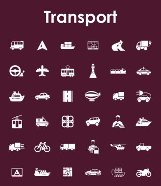 Taşıma simgeleri kümesi