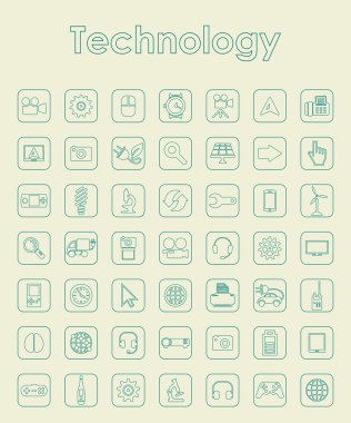 Teknoloji simgeleri kümesi