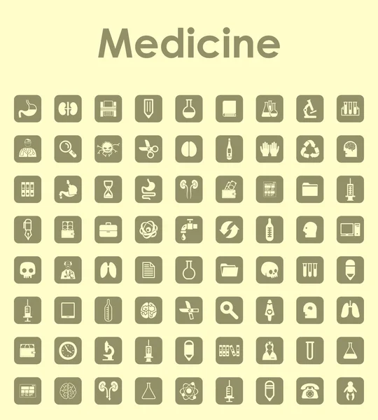 Conjunto de iconos de medicina — Vector de stock