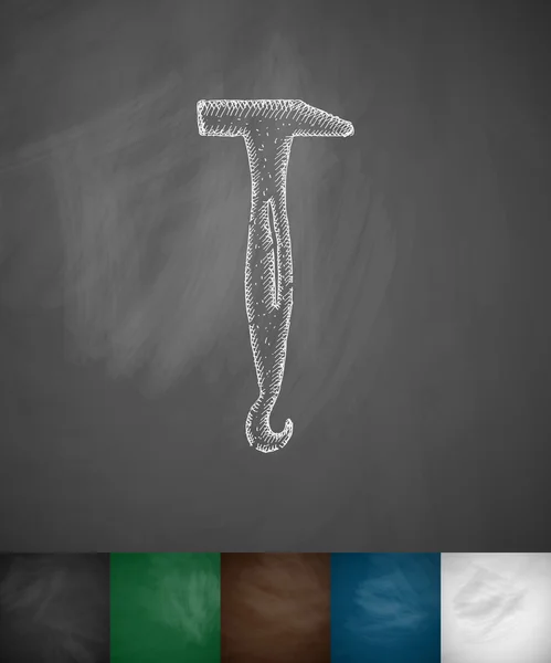 Icône de marteau orthopédique — Image vectorielle