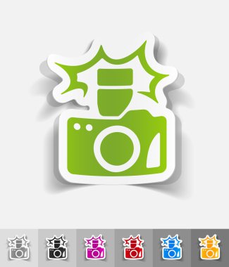 kamera kağıt etiket