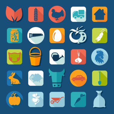 Tarım simgeleri kümesi