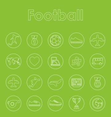Futbol basit simgeler kümesi
