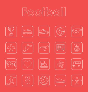 Futbol basit simgeler kümesi
