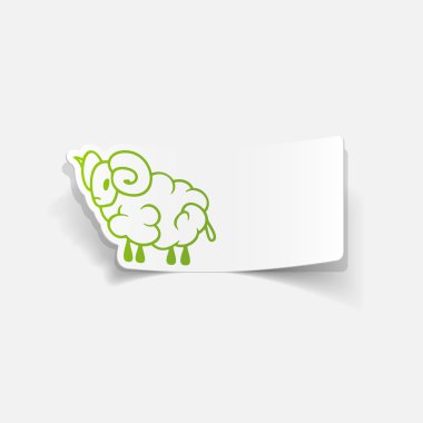 Gerçekçi tasarım öğesi: koyun