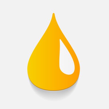 gerçekçi tasarım öğesi: damla