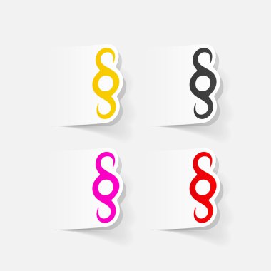 gerçekçi tasarım öğesi. paragraf