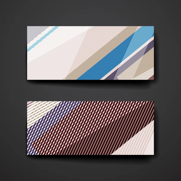 Set sjablonen in abstracte stijl — Stockvector