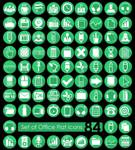 Conjunto de iconos de oficina — Archivo Imágenes Vectoriales