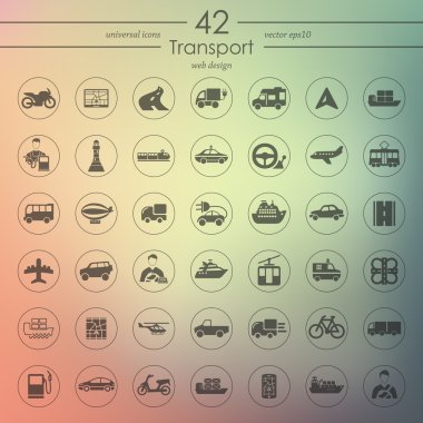 Taşıma simgeleri kümesi