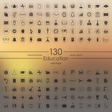 Eğitim simgeleri kümesi