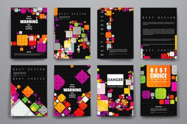 Soyut tarzda şablonları