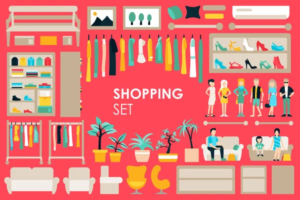 Shopping Grande Collection — Image vectorielle