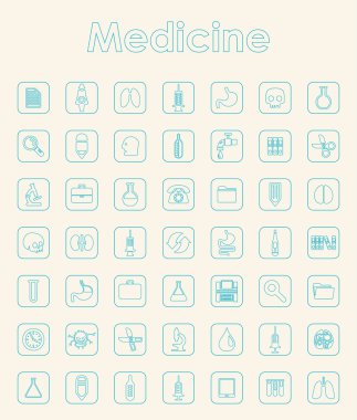 basit ilaç simgeler kümesi