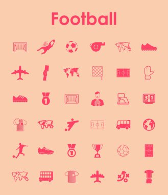 basit futbol simgeler kümesi