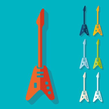 Düz tasarım: Elektro gitar