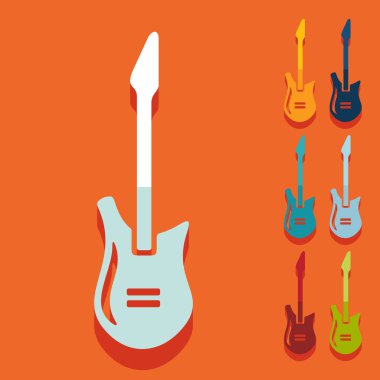 Düz tasarım: Elektro gitar