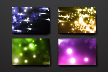 neon molekül yapısı tarzı şablonları