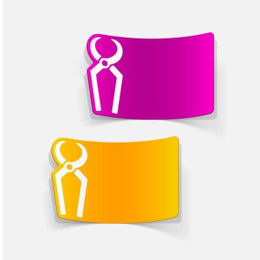 Kerpetenler Gerçekçi çıkartmaları 