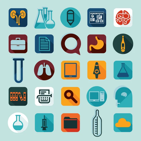 Set of medicine icons — Stock Vector