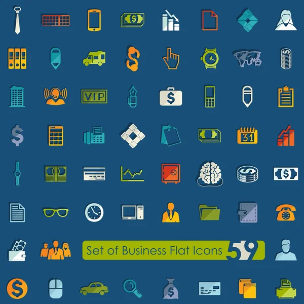 Conjunto de iconos de negocio — Archivo Imágenes Vectoriales