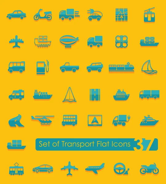 Set of transport icons — Stock Vector