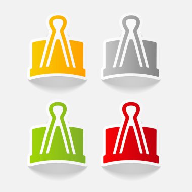 klip gerçekçi çıkartmaları