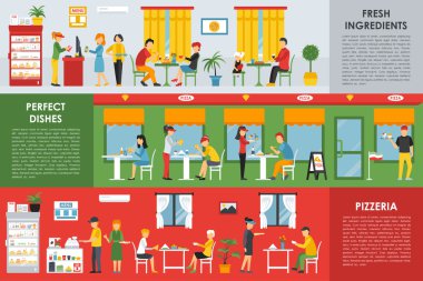 Pizzacı web düz kavramı 