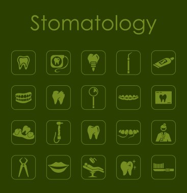 Stomatology basit simgeler kümesi