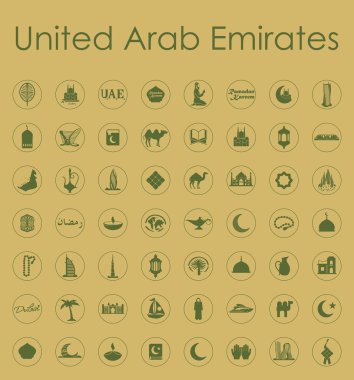 Birleşik Arap Emirlikleri basit simgeler kümesi