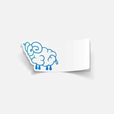 renkli koyun simgesi