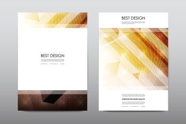 Broşür düzeni şablonu 