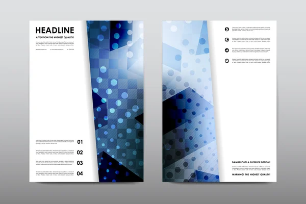 Brochure lay-out sjabloon — Stockvector