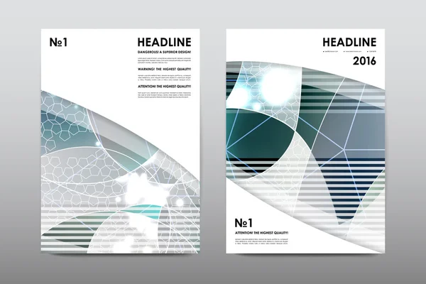 Modelo de layout de brochura —  Vetores de Stock